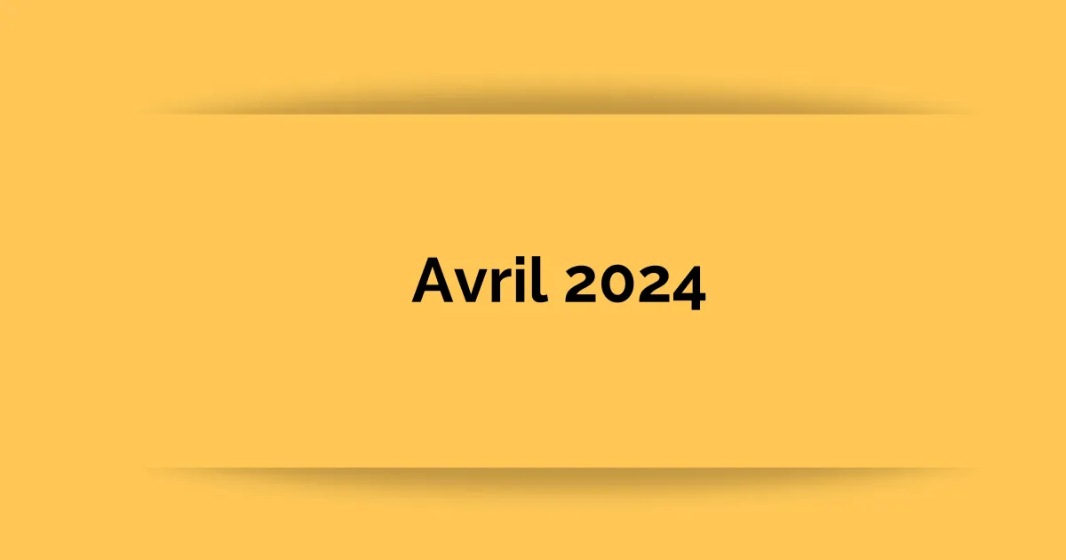 Avril 2024 